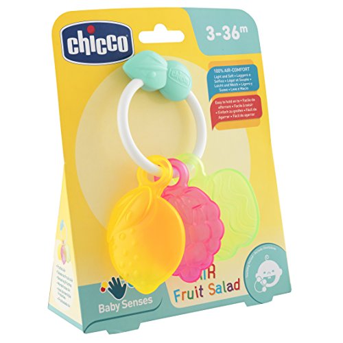 Chicco Air Fruit Muerde frutas - Mordedor ultraligero fácil de agarrar relleno de aire (00009368000000)