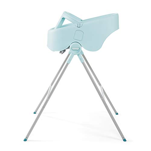 Chicco Bubble Nest - Bañera transformable con patas extraibles y asiento antideslizante, color azul (Dusty Green)