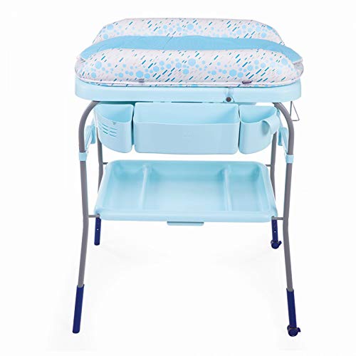 Chicco Cuddle&Bubble - Bañera cambiador compacta 2en1, 10 kg, color azul (Dusty Green)