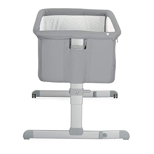 Chicco Next2Me Cuna de colecho con fácil apertura lateral, anclaje a cama y 6 alturas, color gris (Pearl)