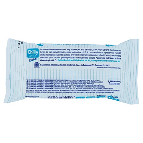 Chilly Salviettine Ph 3,5 12 Pz - [pack de 12]