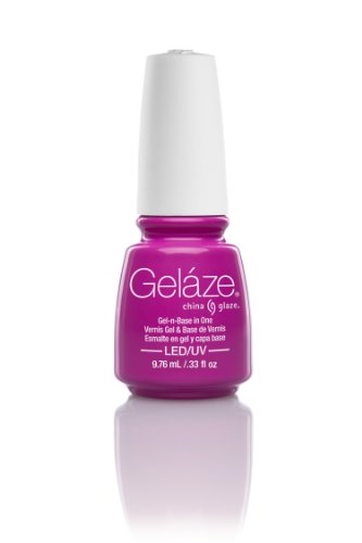 China Glaze Gel Nail 81683 semipermanente, Púrpura de pánico, 9,76 ml