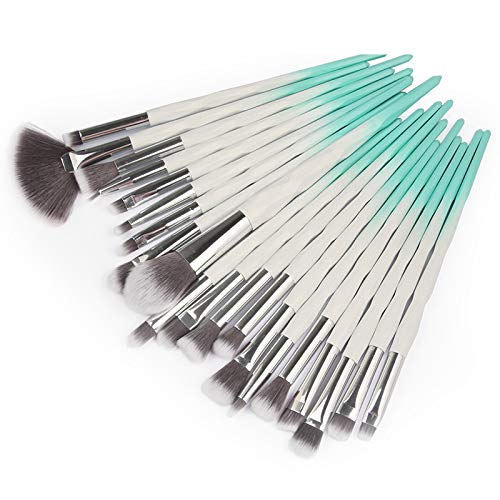 Chytaii. Brochas Maquillaje Brochas para Bases Líquidas de Maquillaje Sets de Brochas Brochas Maquillaje Brochas para Maquillaje Facial Cepillos para Ojos 20pcs