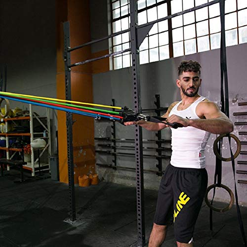 CHYU Bandas de Resistencia, Bandas Elásticas Fitness, 11pcs Gomas Elásticas Musculacion