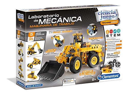 Ciencia y Juego Technologic- Ciencia y Juego Laboratorio de mecánica, maquinaria de Trabajo (Clementoni 55192.7)