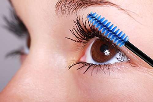 CINEEN 100Pcs Desechables Cepillos de Pestañas de Varitas Rímel Kit de rimel Cepillos Para Aplicadores cepillos mascara cepillo