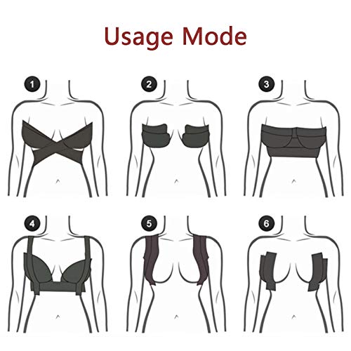 Cinta Adhesiva para Senos Grandes, Almohadilla Antideslizante Tirante Tapek Adhesivo Antideslizante, Sujetador Invisible, Sujetador Adhesivo para Sujetador sin Tirantes Forma del Cuerpo caído