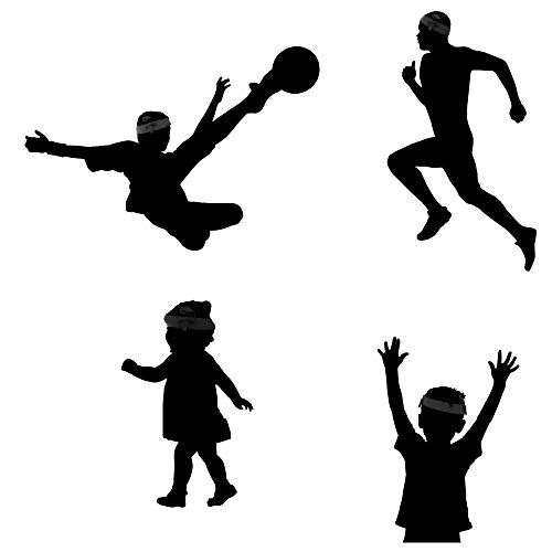 Cinta para Cochlear Implant HearBand - Hace que los implantes sean más cómodos y seguros – Coclear Accesorios para niños y adultos (Negro)