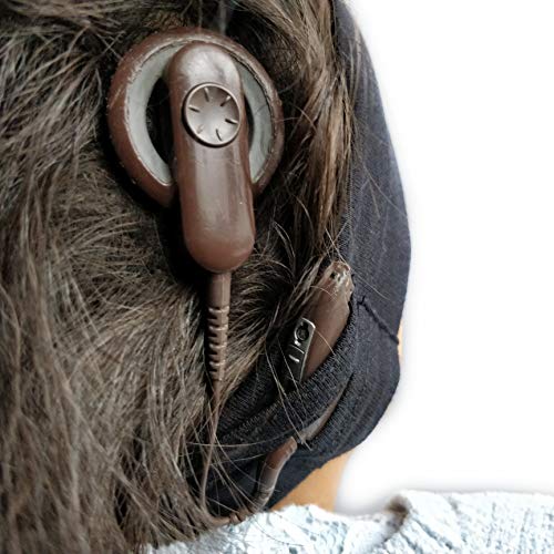 Cinta para Cochlear Implant HearBand - Hace que los implantes sean más cómodos y seguros – Coclear Accesorios para niños y adultos (Negro)