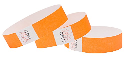 Cintapunto® – 100 unidades – 3/4 Pulseras Tyvek, pulseras Tyvek, pulseras Tyvek, pulseras de control, pulseras de festivales, pulseras de eventos