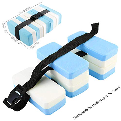 Cinturón de Natación para Niños - BESLIME Cinturón flotador para niños Ajustable Cinturón Cinturón Flotador para niño de Espuma de EVA para Ejercicios de Flotabilidad