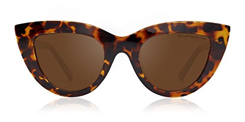 CLANDESTINE Gatto Habana Brown - Gafas de sol de Nylon HD de Hombre & Mujer
