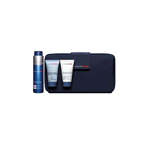 Clarins 57918 Set Men Gel Revitaliza, Champu y Gel Limpeza Rostro, 110 ml
