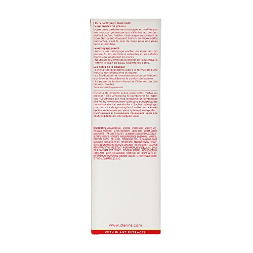 Clarins, Espuma Limpiadora Facial, 125 ml