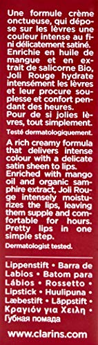 Clarins Joli Rouge Lipstick - Barra de labios, color 731-rose berry, 3,5 gr
