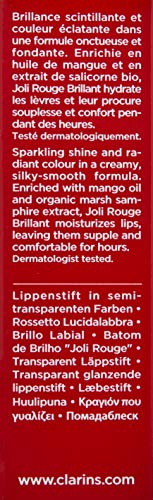 Clarins Joli Rouge Lipstick - Barra de labios, color 741-red orange, 3,5 gr