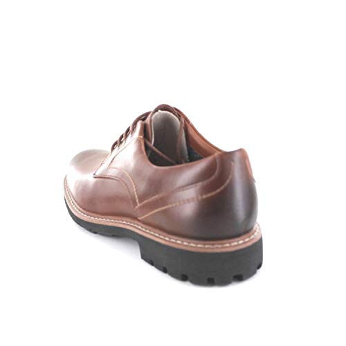 Clarks Batcombe Hall Derby - Zapatos de Cordones  para Hombre, Marrón (Dark Tan Lea), 41 EU