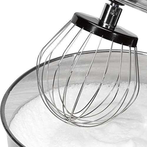 Clatronic Km 3630 - Batidora Amasadora Capacidad de 6,3 Litros, 8 Velocidades, 1200 W Color Roja + Báscula Cocina