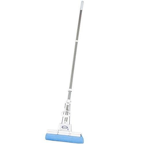 CleanAid OneTouch PRO-27 Mopa, Doblemente de Rodillo Libre, PVA Esponja, Fregona, 27 cm de Ancho