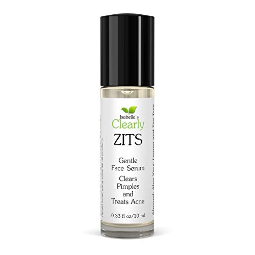 Clearly ZITS, Poderoso y Suave Tratamiento Natural para el Acné para una Piel Clara. Proteger la Piel Seca, Hidratar, Curar la Irritación para Prevenir Cicatrices. Árbol de Té, Limón, Aloe Vera.