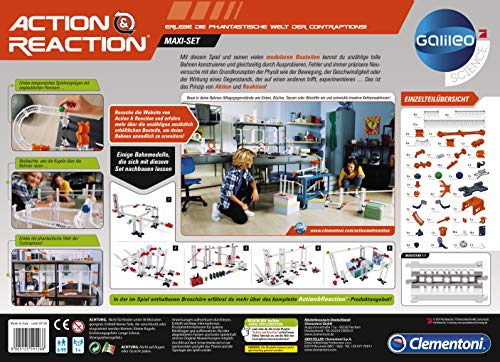 Clementoni - Ciencia y Juego Action & Reaction Crazy Dominó (59126) , color/modelo surtido