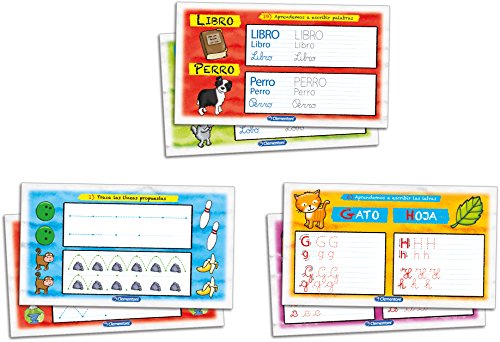 Clementoni- Juego Educativo aprende a Escribir, Multicolor, Miscelanea (65599.1)