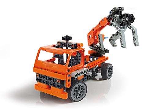 Clementoni- Juego Laboratorio de Mecánica Camiones de Transpo, Multicolor (552504)