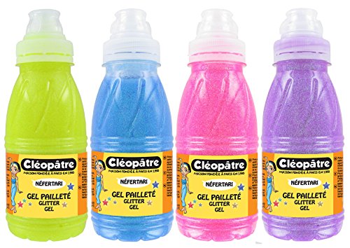 Cléopâtre - GP250x4NEO - Pintura Gel neón con purpurinas