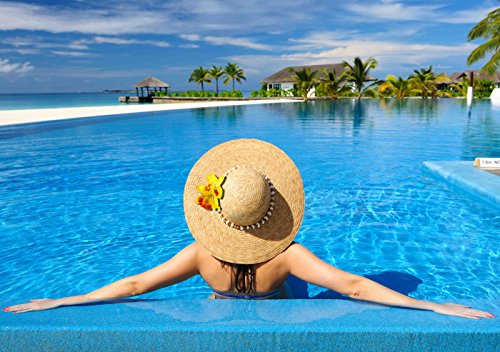 Clip de Pelo Multicolor Hawaianas de Flores de Doble Orquídea Pelo Clips para Lady Mujeres Niñas Wedding Party Nupcial Beach Suministros de Decoración 10 Piezas