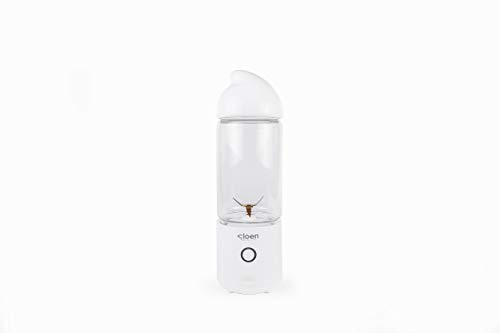 CLOEN Batidora Portátil Batidos y Smoothies | 4 Cuchillas 3D Titanio y Vaso de 400 ml o de 280ml | Potente Máquina de Mano Mezcladora de Frutas de 18000rpm | Recargable por USB Vitamer