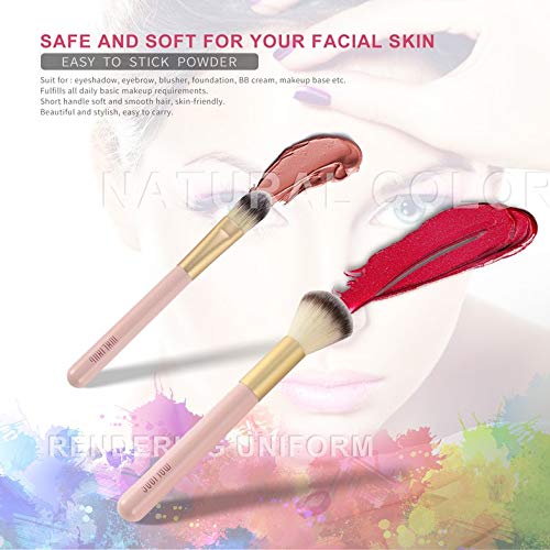 CloverGorge 10Pcs Makeup Brush Set Powder Foundation Eyeshadow Brushes Cosmetics Tool, Pink