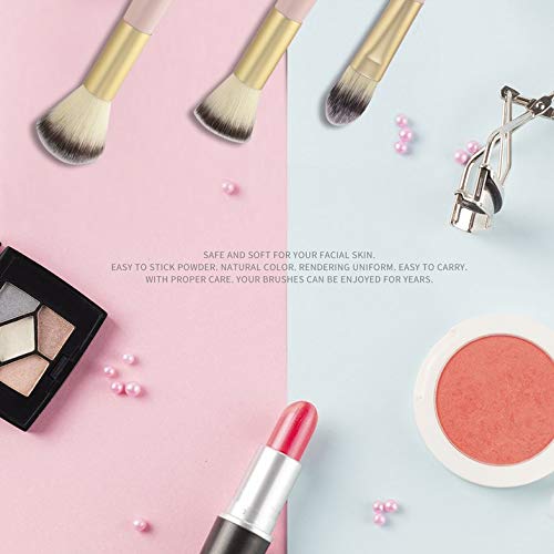 CloverGorge 10Pcs Makeup Brush Set Powder Foundation Eyeshadow Brushes Cosmetics Tool, Pink