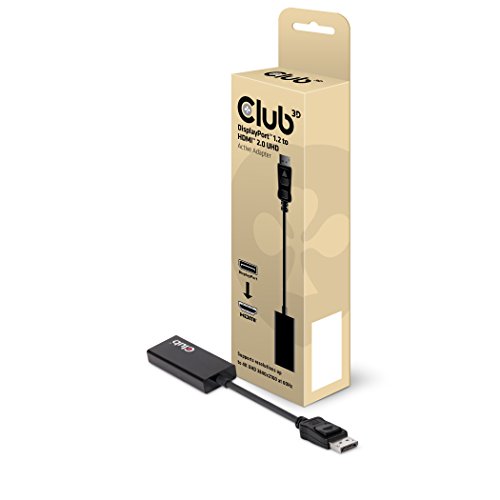 Club 3D CAC-1070 - Adaptador DisplayPort 1.2 a HDMI 2.0 UHD