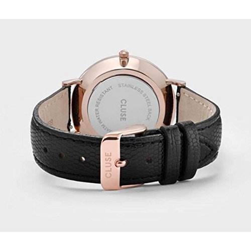 CLUSE Reloj Analógico para Mujer de Cuarzo con Correa en Cuero CL18037