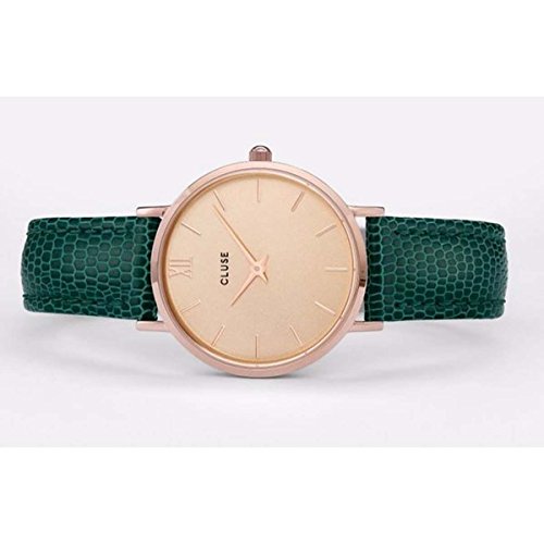 CLUSE Reloj Analógico para Mujer de Cuarzo con Correa en Cuero CL30052