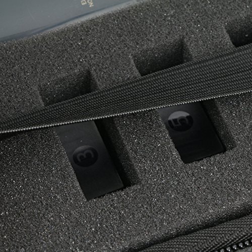 co2CREA Duro Viajar caja estuche funda para Philips OneBlade QP2530/30 QP2520/30 Recortador de barba(black-large) (estuche solo)