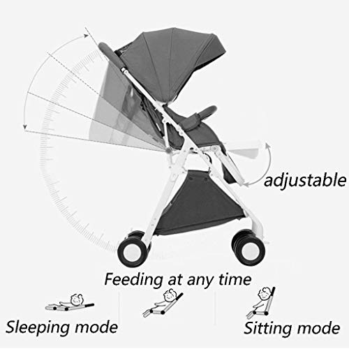 Cochecito De Bebé, Cochecito Cochecito Travel System Cochecito De Bebé Del Carro Puede Acostarse Puede Sentarse Ligera Doblar A Prueba De Explosiones De La Rueda De La Carretilla, Z039YX ( Color : B )