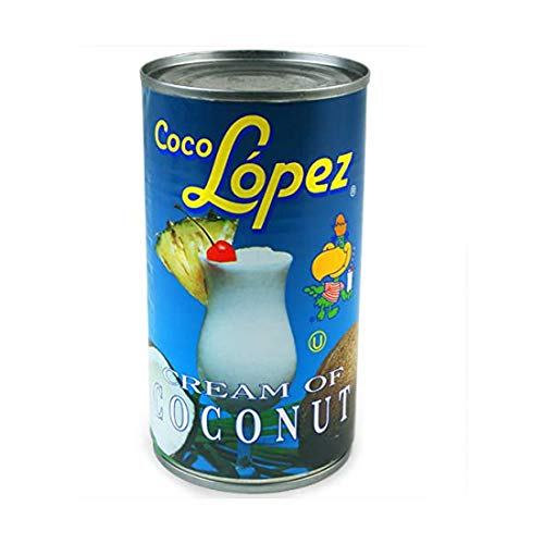 Coco López Crema de coco latas 425 g – Caja de 24 | Real crema de coco – Pina Colada de cóctel Mixers