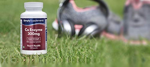 Coenzima Q10 300mg - ¡Bote para 4 meses! - Apto para veganos - 120 cápsulas - SimplySupplements