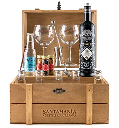Cofre Gin Tonic Premium - SANTAMANIA Leyenda Urbana Gin