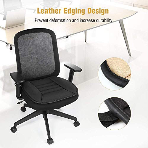 Cojin Asiento Coche, Funda Asiento Coche Universal Espuma de Memoria Súper Suave Cómodo para Vehículos,Cojín Asiento Oficina Alivio del Dolor de la Ciática