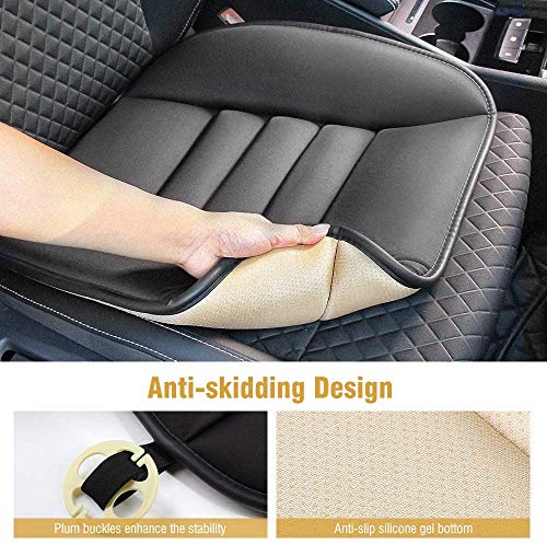 Cojin Asiento Coche, Funda Asiento Coche Universal Espuma de Memoria Súper Suave Cómodo para Vehículos,Cojín Asiento Oficina Alivio del Dolor de la Ciática