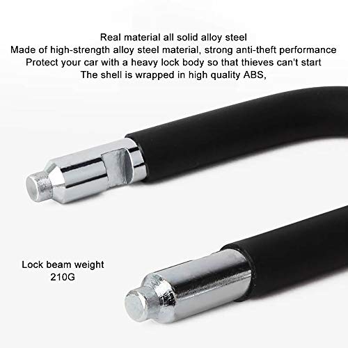 COKECO Candado para Bicicleta-Alta dureza Mini candado en Forma de U candado para Bicicleta montaña batería Coche eléctrico antirrobo para el hogar candado en Forma de U para niños Mini