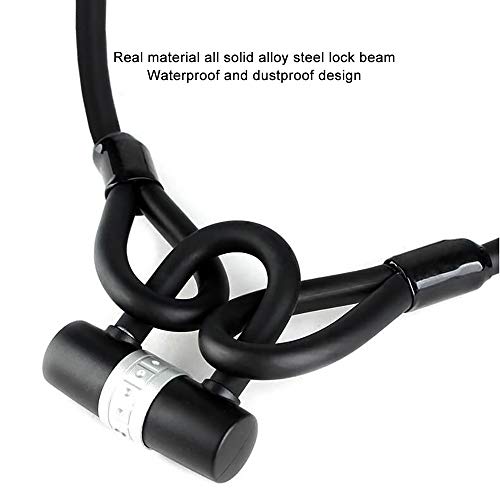 COKECO Candado para Bicicleta-Alta dureza Mini candado en Forma de U candado para Bicicleta montaña batería Coche eléctrico antirrobo para el hogar candado en Forma de U para niños Mini