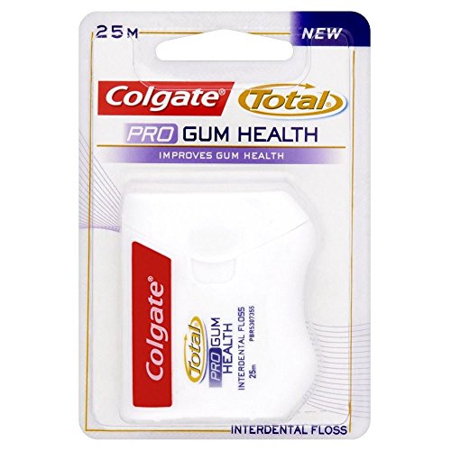 Colgate Hilo Dental Total En Salud En Favor De Las Encías (25M) (Paquete de 2)