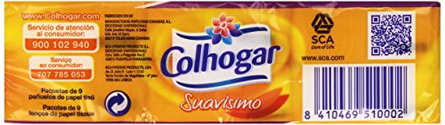 Colhogar - Suavisimo - 6 paquetes de 9 pañuelos de papel tisú