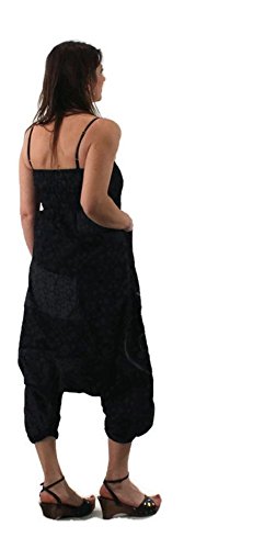 Coline Peto de algodón Sarouel Estampado (Negro, S/M)