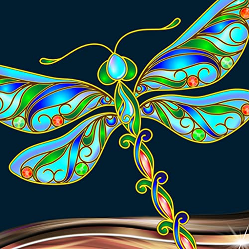 Collage de fotos de libélula