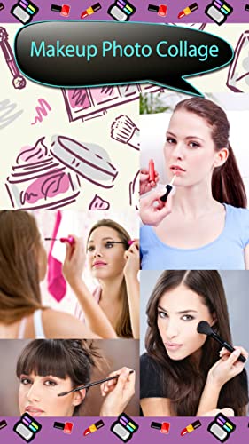 Collage de fotos de maquillaje