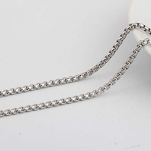 Collar Colgante Joyería Cráneo De Estilo Punk De Diseño Único con Colgante De Collar De Bola De Acero Inoxidable para Hombres